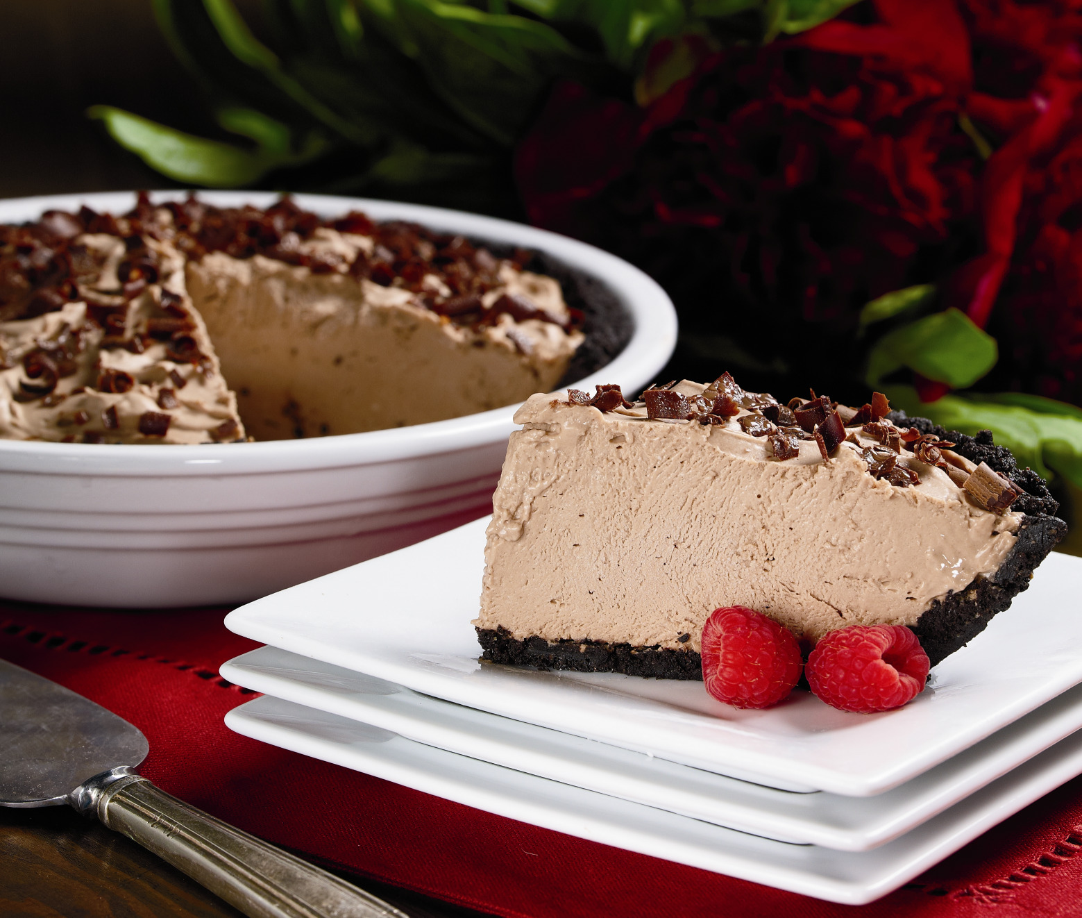 Silky Chocolate Mousse Pie